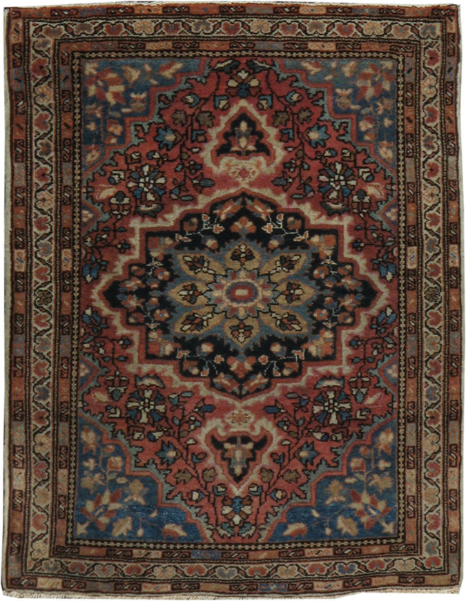 Antique Persian Sarouk Fereghan Rug, No.18482 - Gsblank