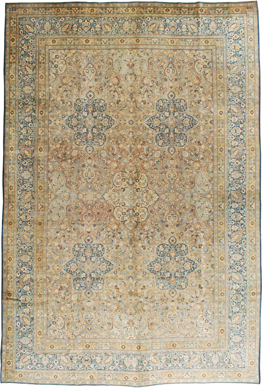 Antique Persian Mashad Carpet, No.18484 - Gsblank