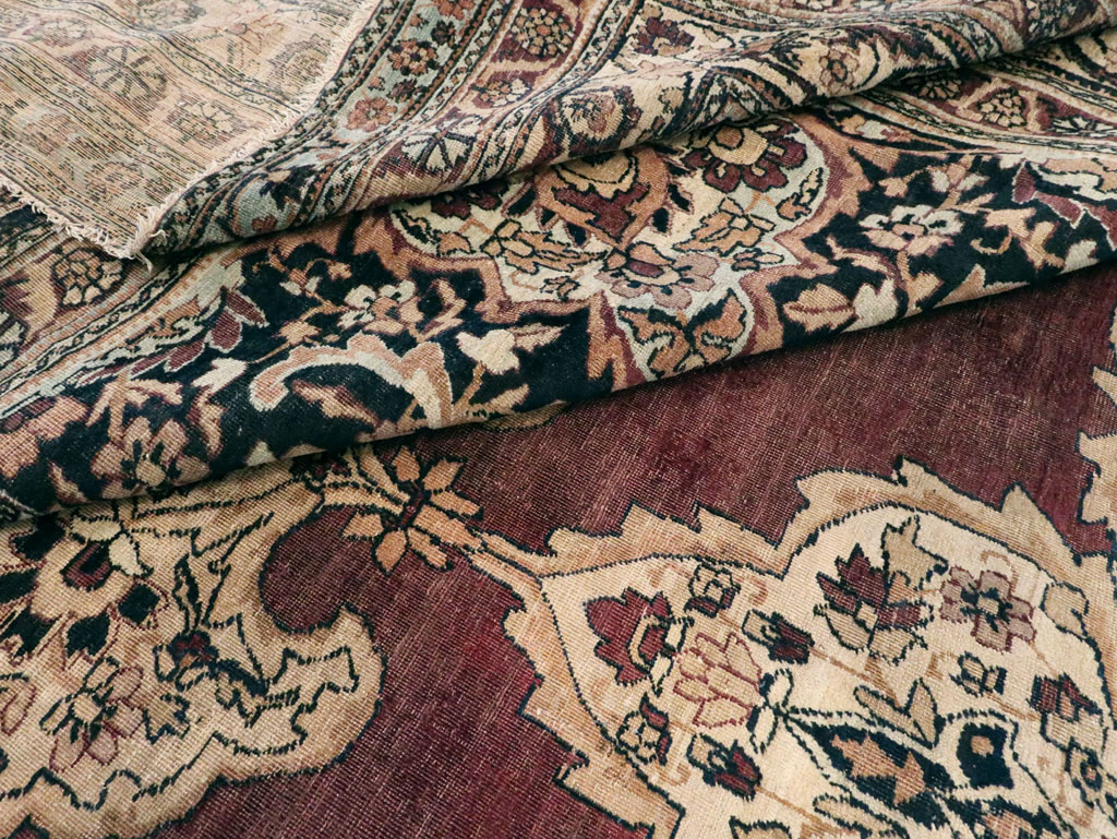 Antique Persian Lavar Kerman Carpet, No.18494 - Gsblank