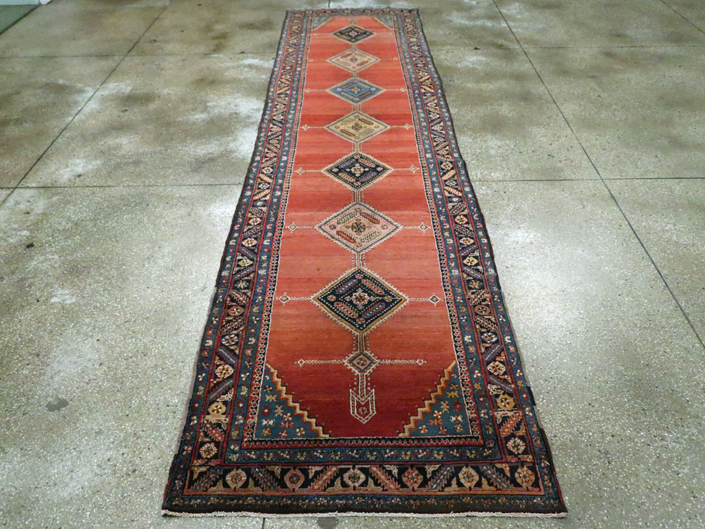 Antique Persian Bakshaish Runner, No.18510 - Gsblank