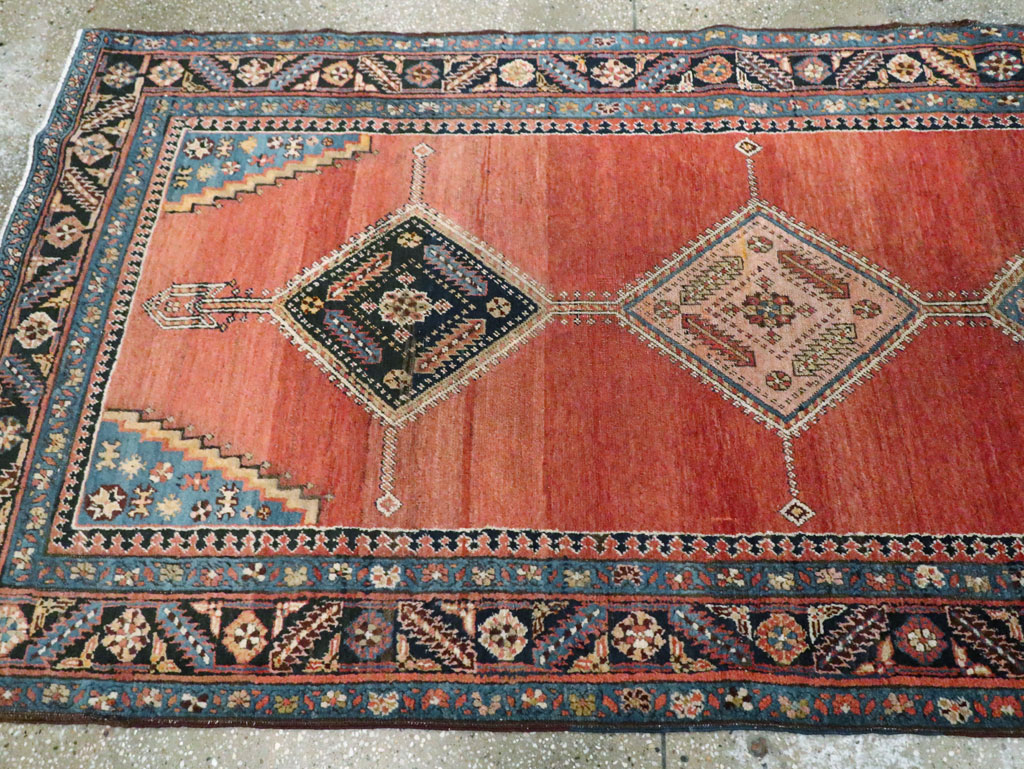 Antique Persian Bakshaish Runner, No.18510 - Gsblank