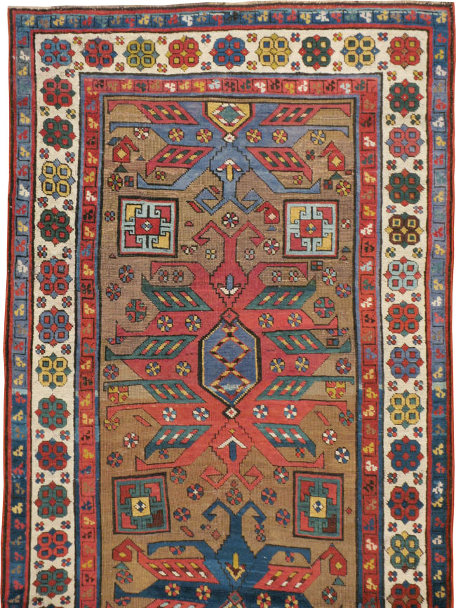 Antique Caucasian Kazak Rug, No.18514 - Gsblank