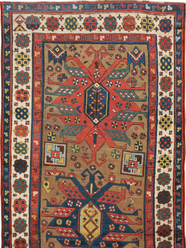 Antique Caucasian Kazak Rug, No.18514 - Gsblank