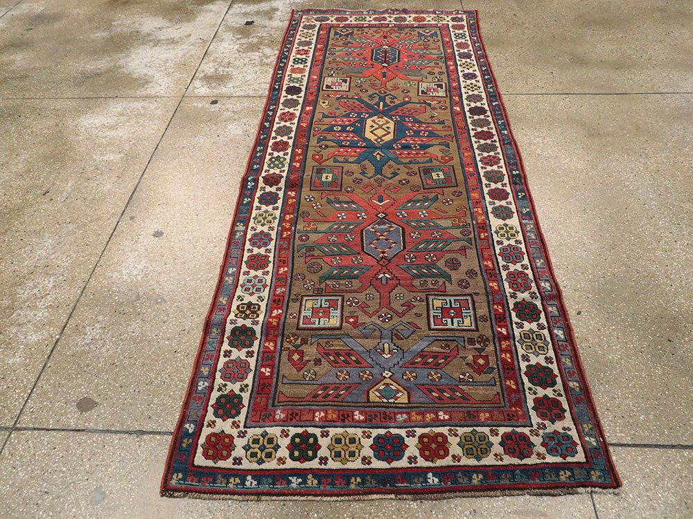 Antique Caucasian Kazak Rug, No.18514 - Gsblank
