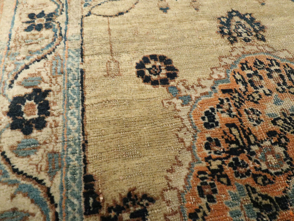 Antique Persian Tabriz Hagi Jalili Rug, No.18516 - Gsblank