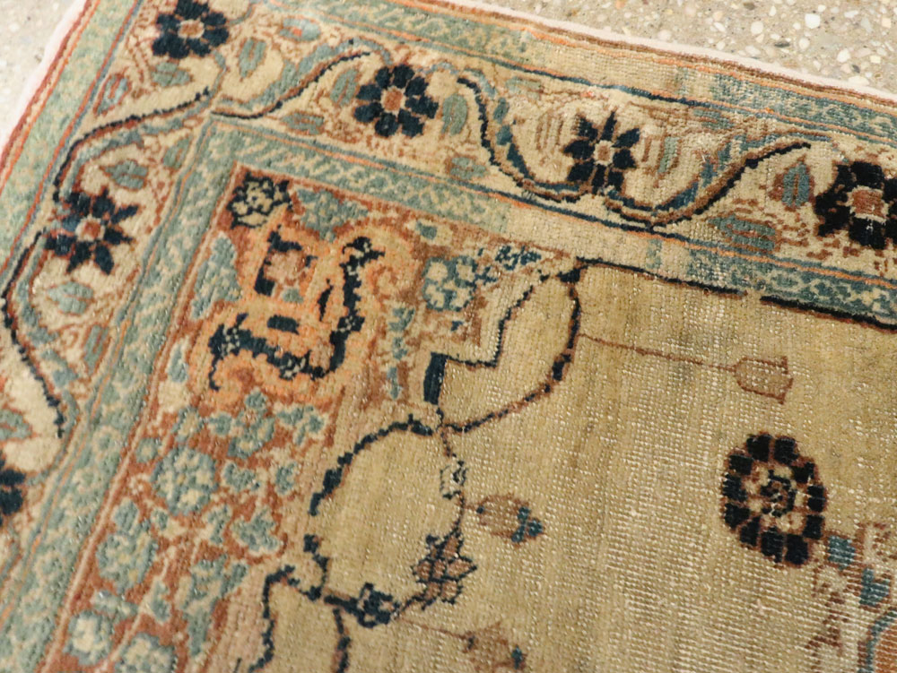 Antique Persian Tabriz Hagi Jalili Rug, No.18516 - Gsblank