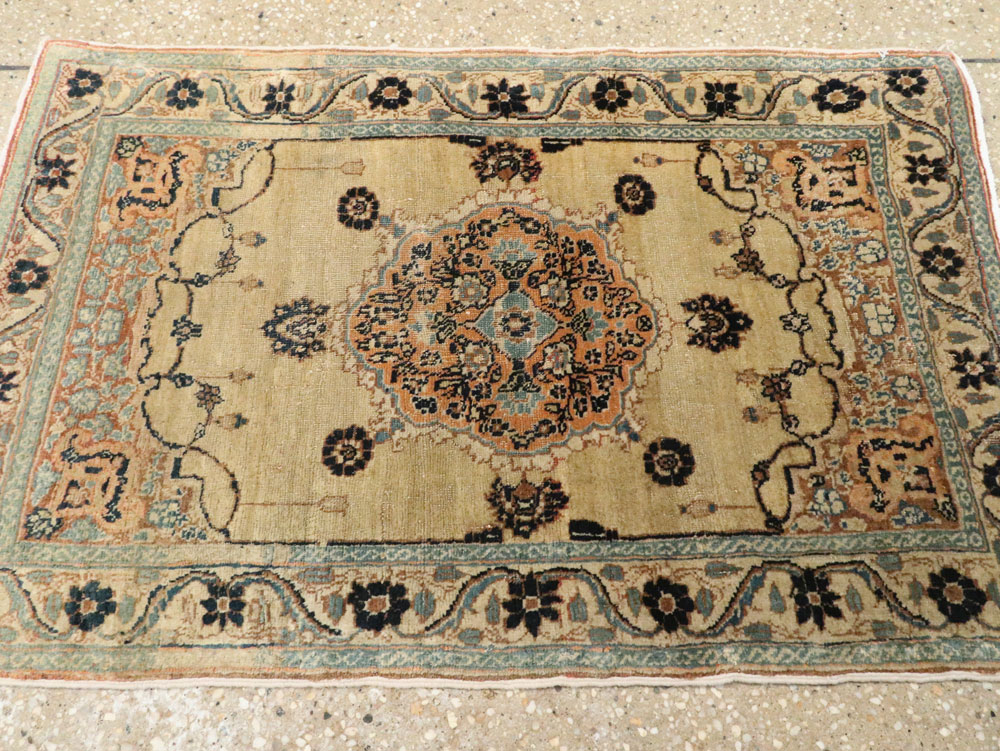 Antique Persian Tabriz Hagi Jalili Rug, No.18516 - Gsblank