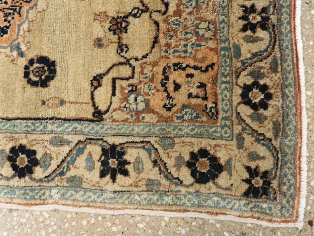 Antique Persian Tabriz Hagi Jalili Rug, No.18516 - Gsblank