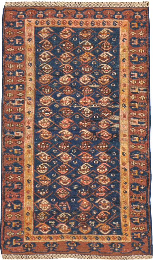 Antique Central Asian Soumak Rug, No.18521 - Gsblank