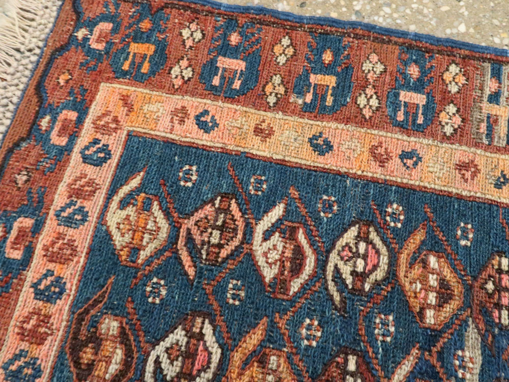 Antique Central Asian Soumak Rug, No.18521 - Gsblank