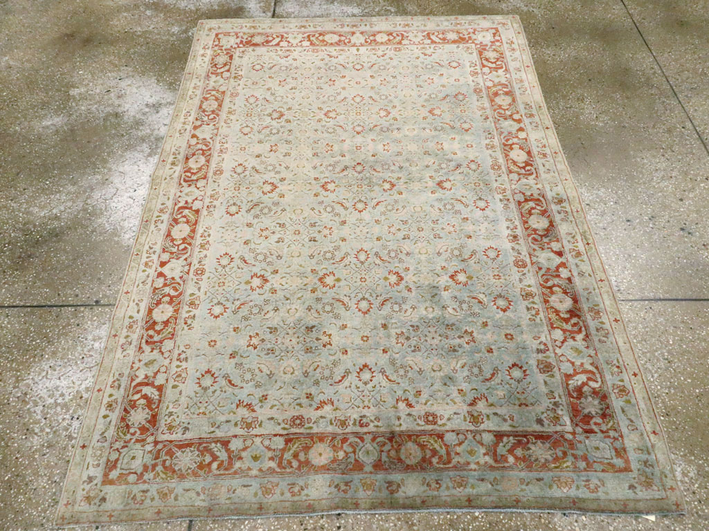 Antique Persian Tabriz Rug, No.18526 - Gsblank