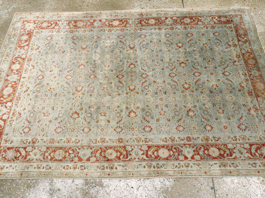 Antique Persian Tabriz Rug, No.18526 - Gsblank