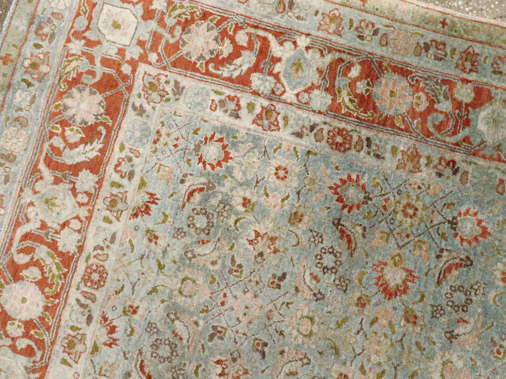 Antique Persian Tabriz Rug, No.18526 - Gsblank
