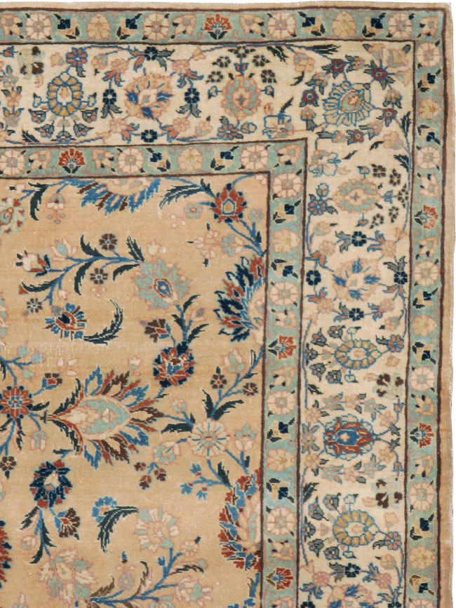 Vintage Persian Tabriz Rug, No.18528 - Gsblank