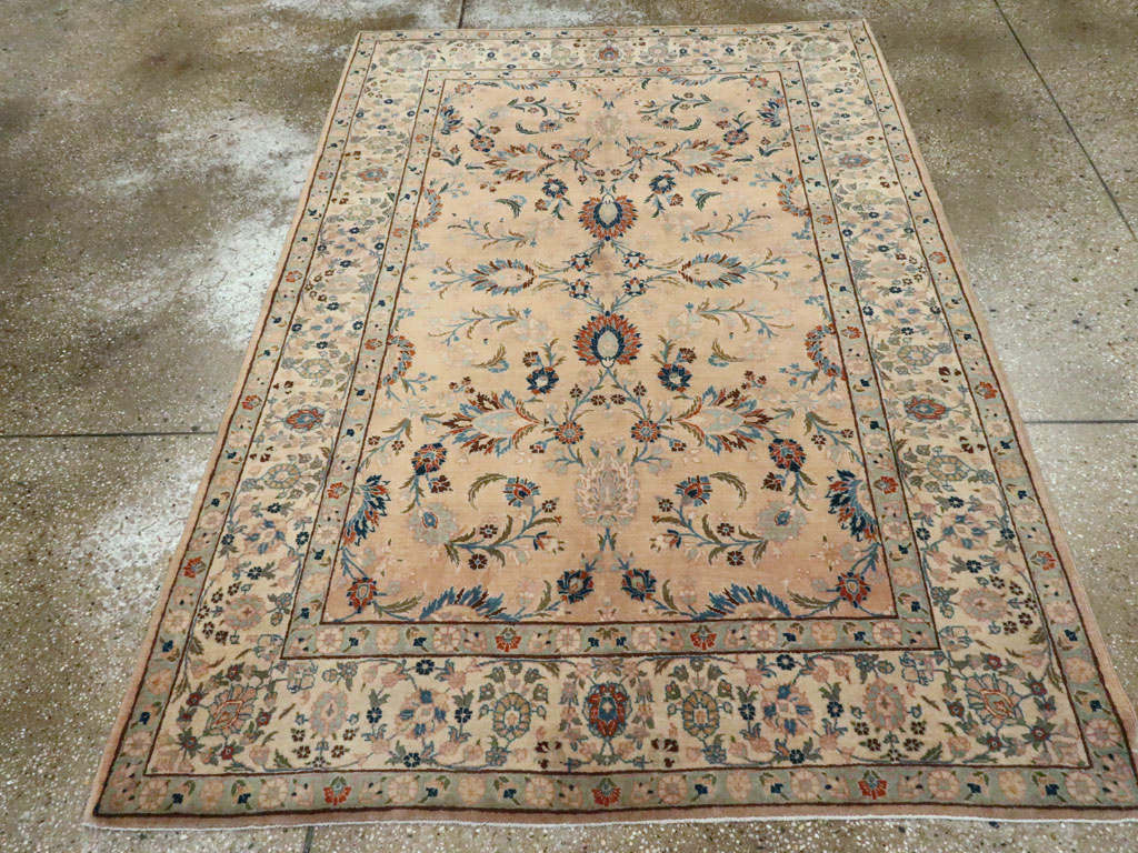 Vintage Persian Tabriz Rug, No.18528 - Gsblank