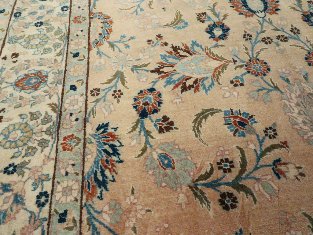 Vintage Persian Tabriz Rug, No.18528 - Gsblank