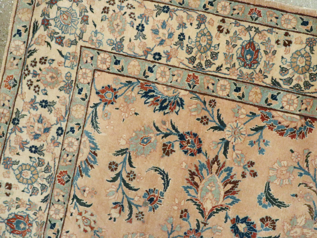 Vintage Persian Tabriz Rug, No.18528 - Gsblank