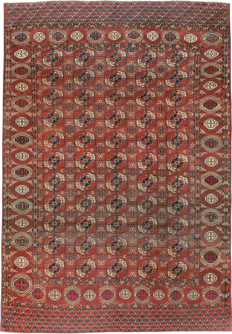Antique Central Asian Tekke Rug, No.18529 - Gsblank