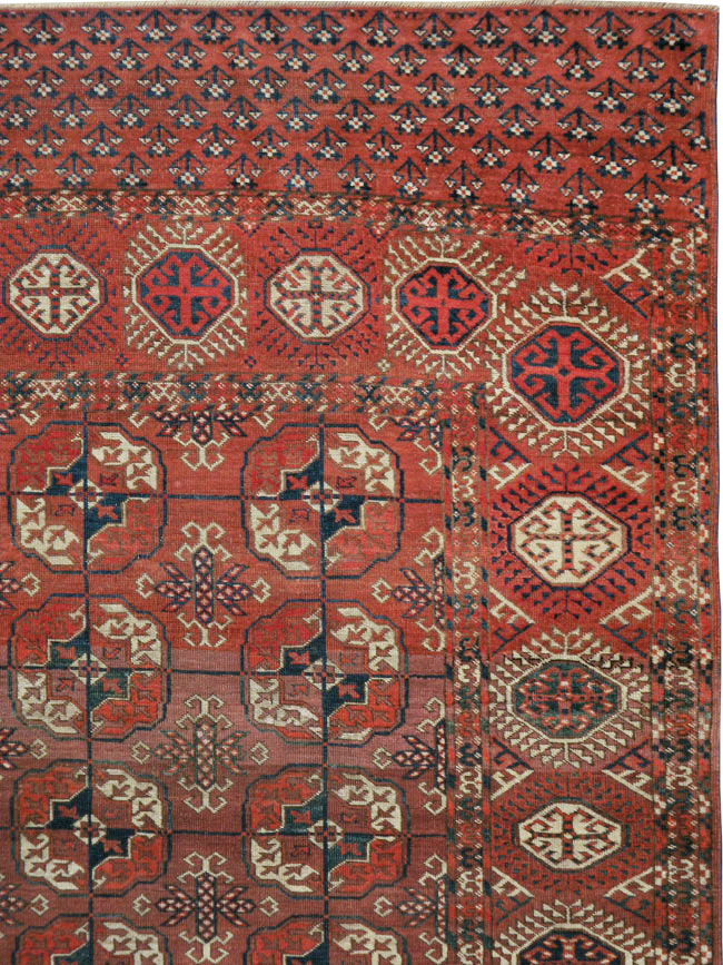 Antique Central Asian Tekke Rug, No.18529 - Gsblank