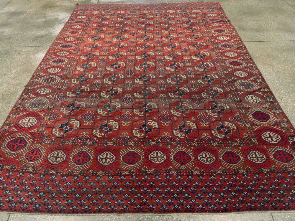 Antique Central Asian Tekke Rug, No.18529 - Gsblank