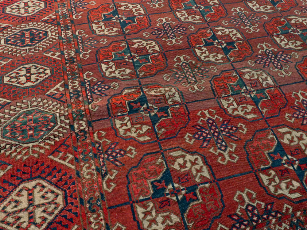 Antique Central Asian Tekke Rug, No.18529 - Gsblank