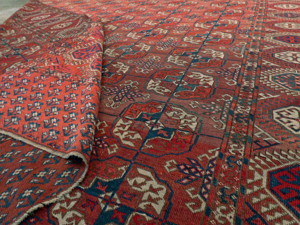 Antique Central Asian Tekke Rug, No.18529 - Gsblank