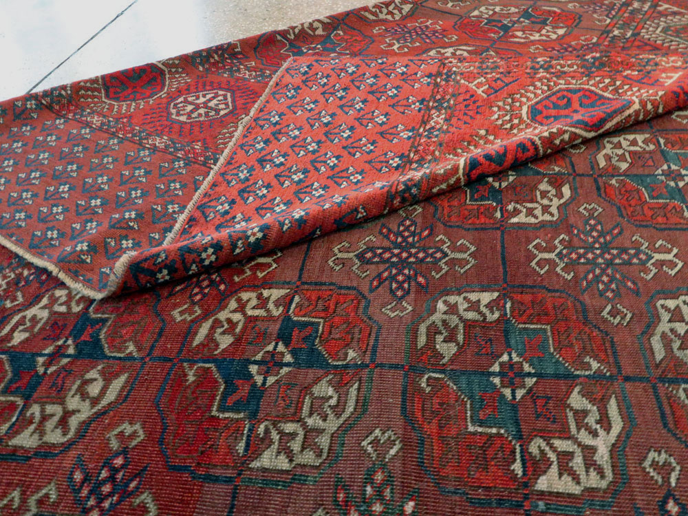 Antique Central Asian Tekke Rug, No.18529 - Gsblank