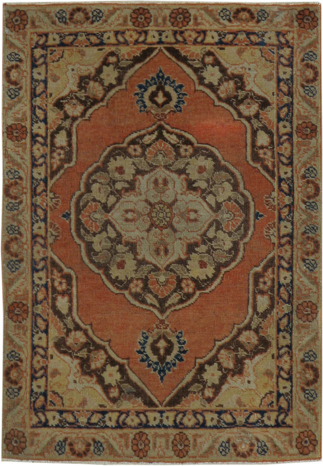 Antique Persian Tabriz Rug, No.18558 - Gsblank