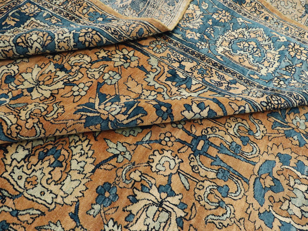 Antique Persian Lavar Kerman Carpet, No.18559 - Gsblank