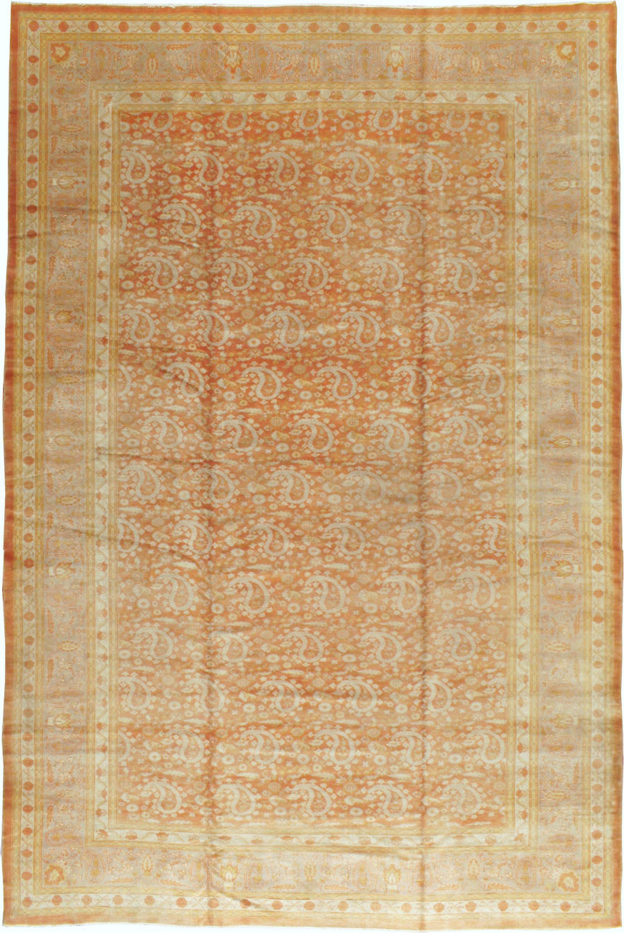 Antique Turkish Oushak Carpet, No.18569 - Gsblank