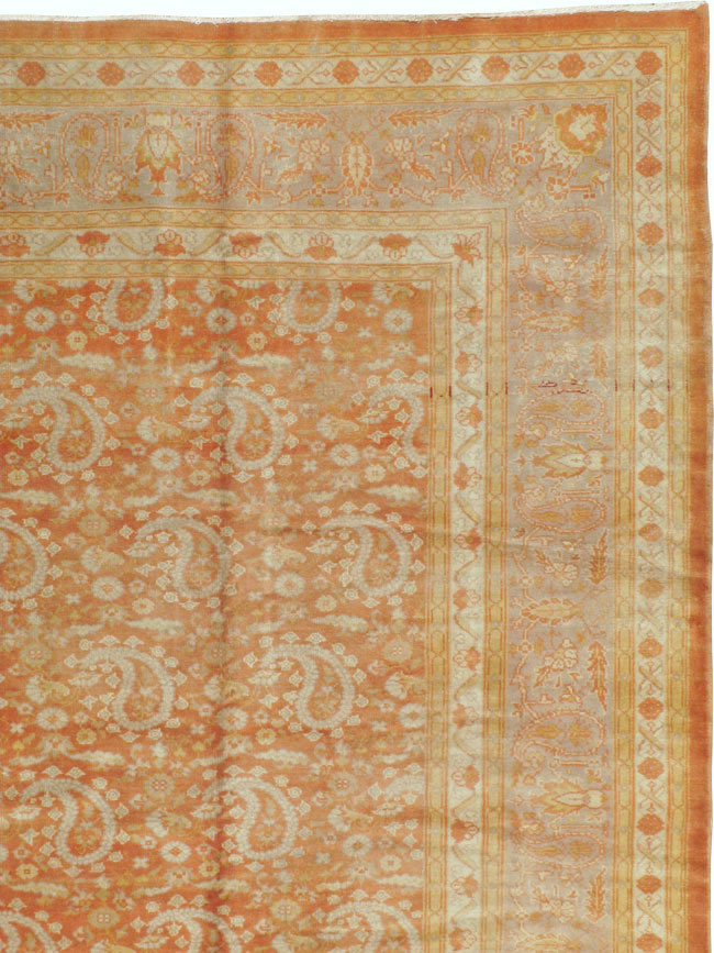 Antique Turkish Oushak Carpet, No.18569 - Gsblank