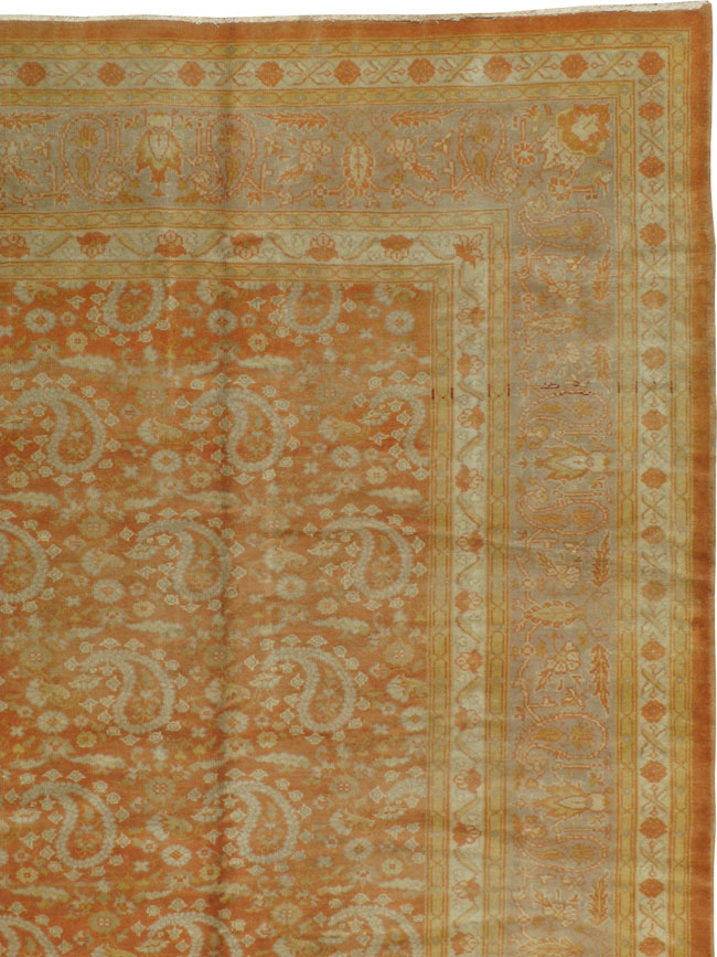 Antique Turkish Oushak Carpet, No.18569 - Gsblank