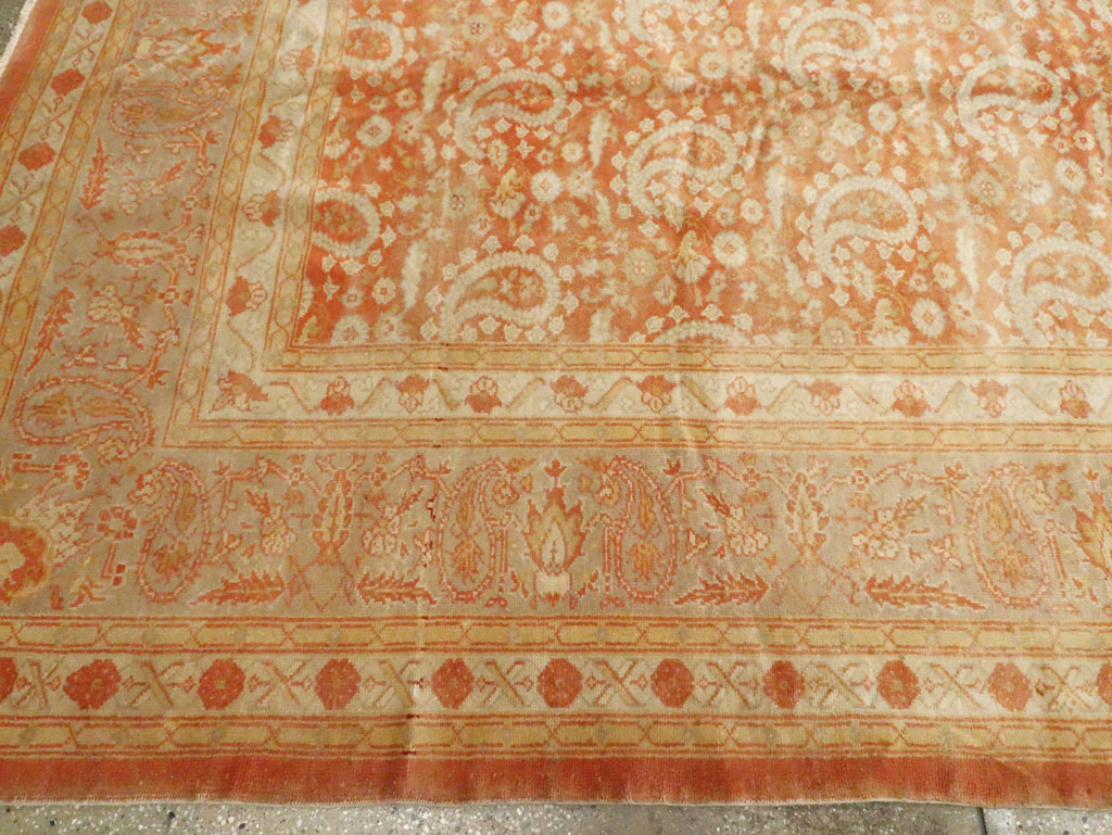 Antique Turkish Oushak Carpet, No.18569 - Gsblank