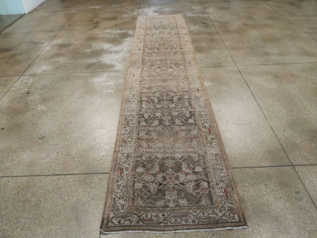 Antique Persian Malayer Runner, No.18576 - Gsblank