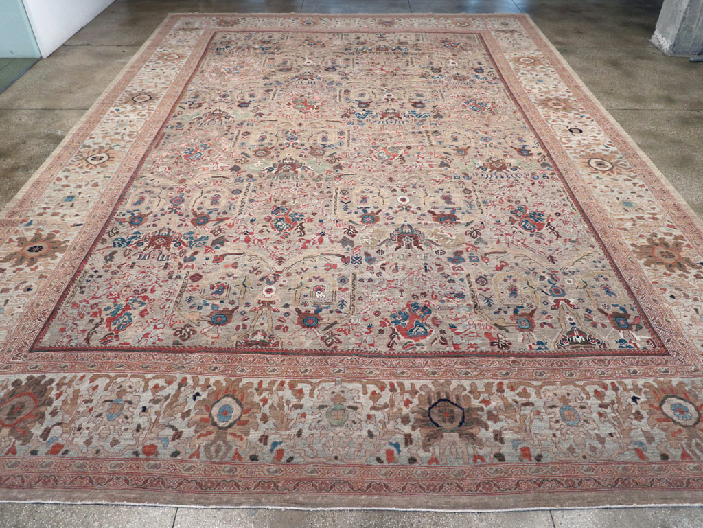 Antique Persian Mahal Carpet, No.18579 - Gsblank