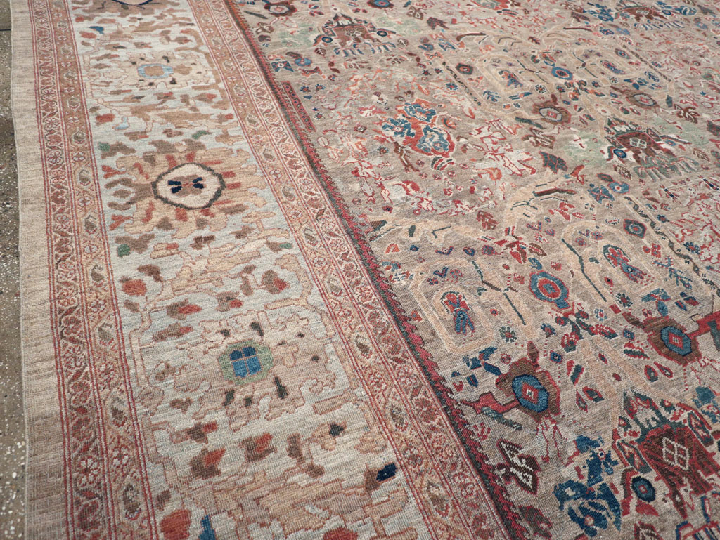 Antique Persian Mahal Carpet, No.18579 - Gsblank