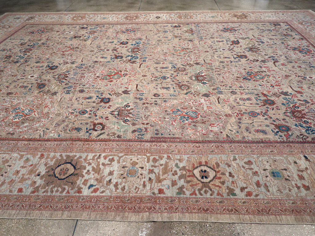 Antique Persian Mahal Carpet, No.18579 - Gsblank