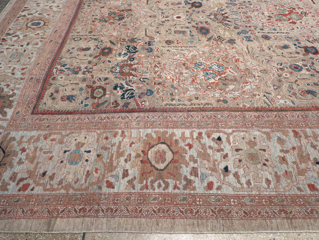 Antique Persian Mahal Carpet, No.18579 - Gsblank