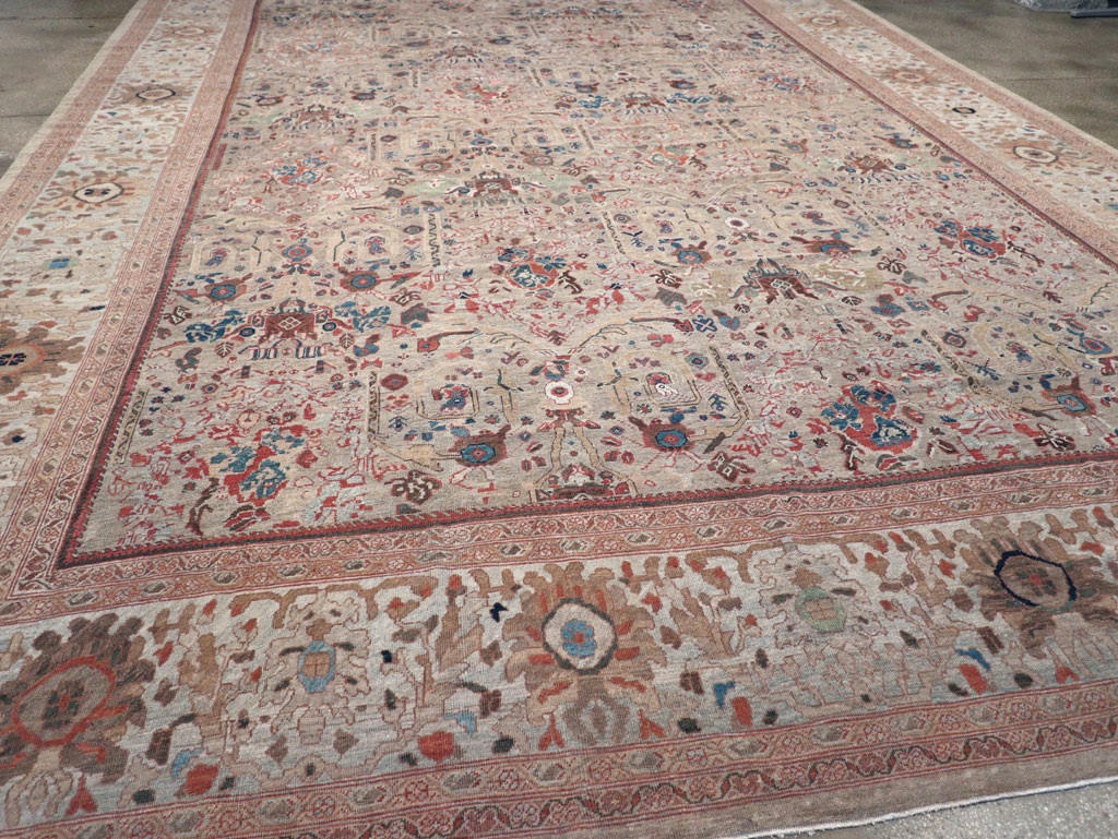 Antique Persian Mahal Carpet, No.18579 - Gsblank