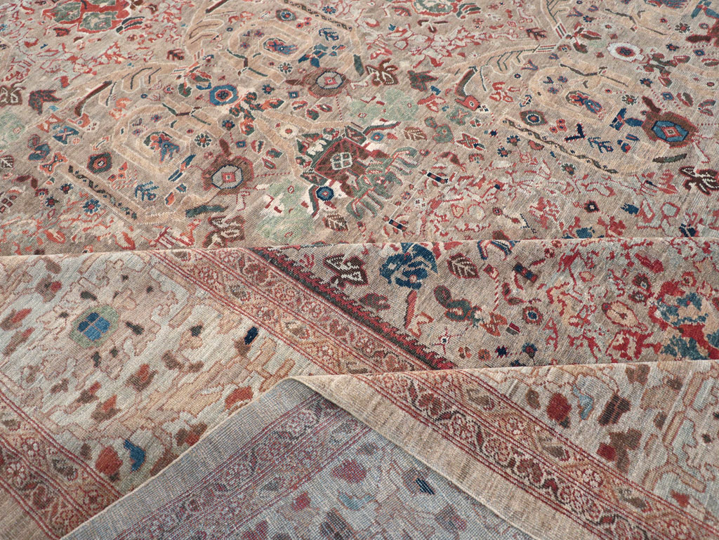 Antique Persian Mahal Carpet, No.18579 - Gsblank