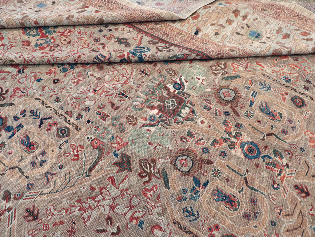 Antique Persian Mahal Carpet, No.18579 - Gsblank