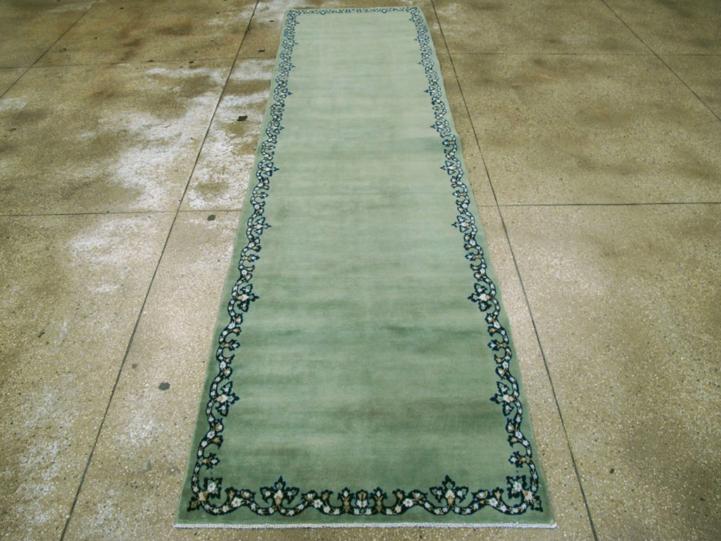Vintage Persian Kashan Runner, No.18586 - Gsblank