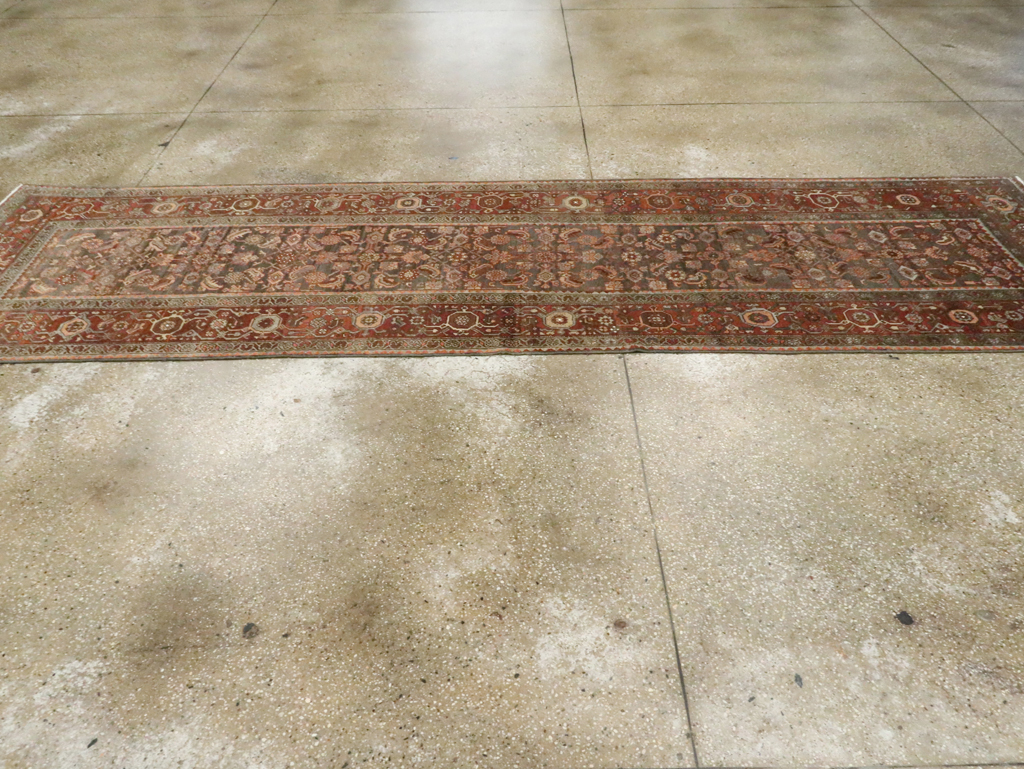 Antique Persian Malayer Runner, No.18589 - Gsblank