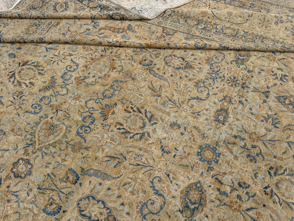 Antique Persian Lavar Kerman Oversize Carpet, No.18592 - Gsblank