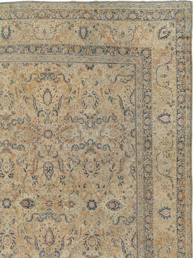 Antique Persian Lavar Kerman Oversize Carpet, No.18592 - Gsblank