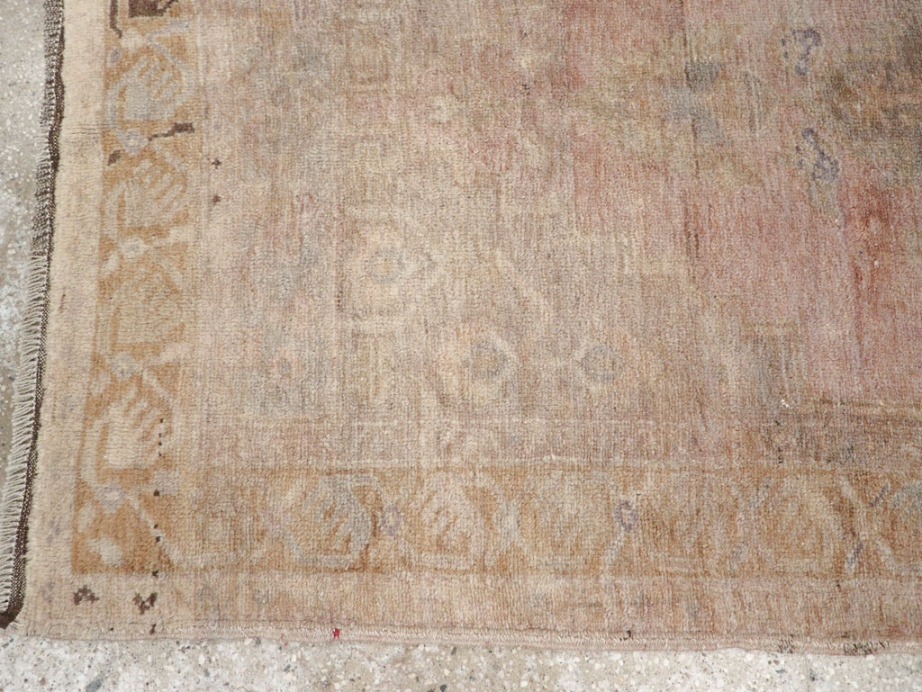 Antique Turkish Oushak Rug, No.18599 - Gsblank