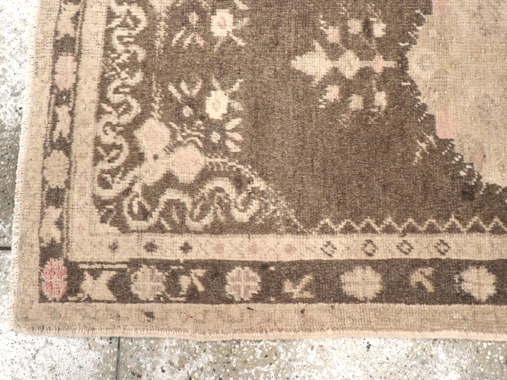 Vintage Turkish Oushak Rug, No.18601 - Gsblank