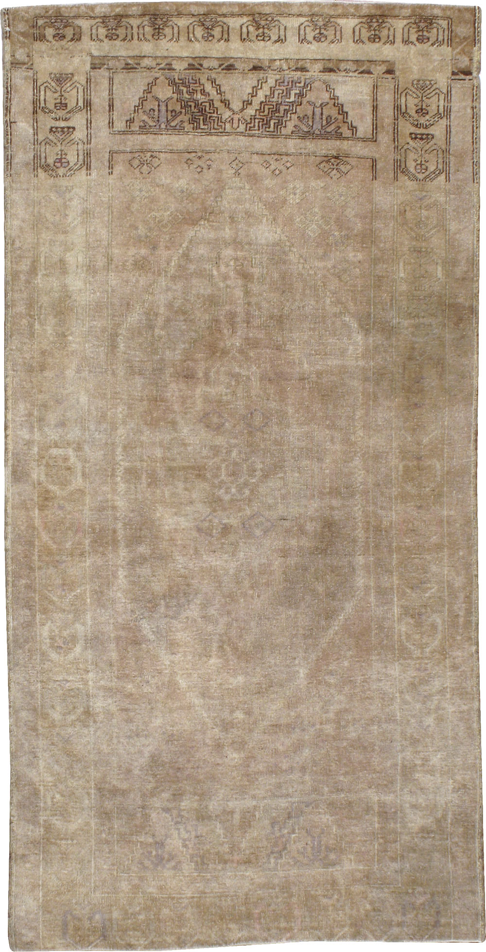 Vintage Turkish Oushak Rug, No.18602 - Gsblank