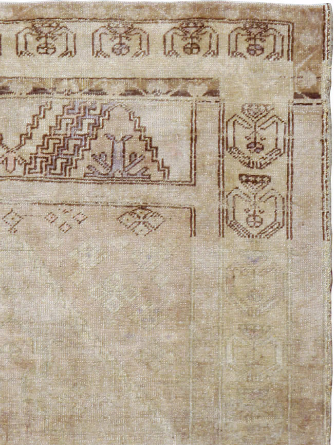 Vintage Turkish Oushak Rug, No.18602 - Gsblank