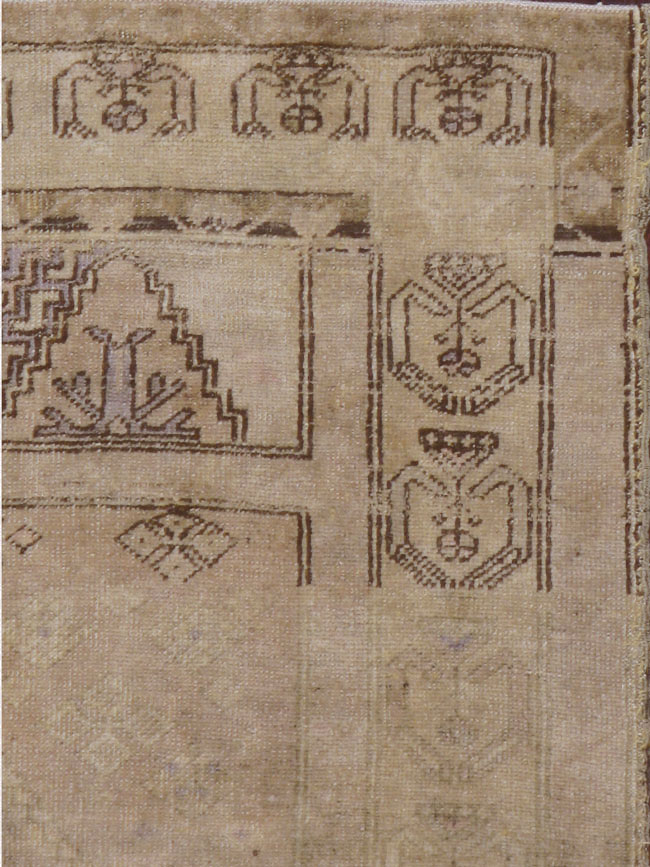 Vintage Turkish Oushak Rug, No.18602 - Gsblank